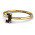 J Letter - Initial Gold Diamond Ring